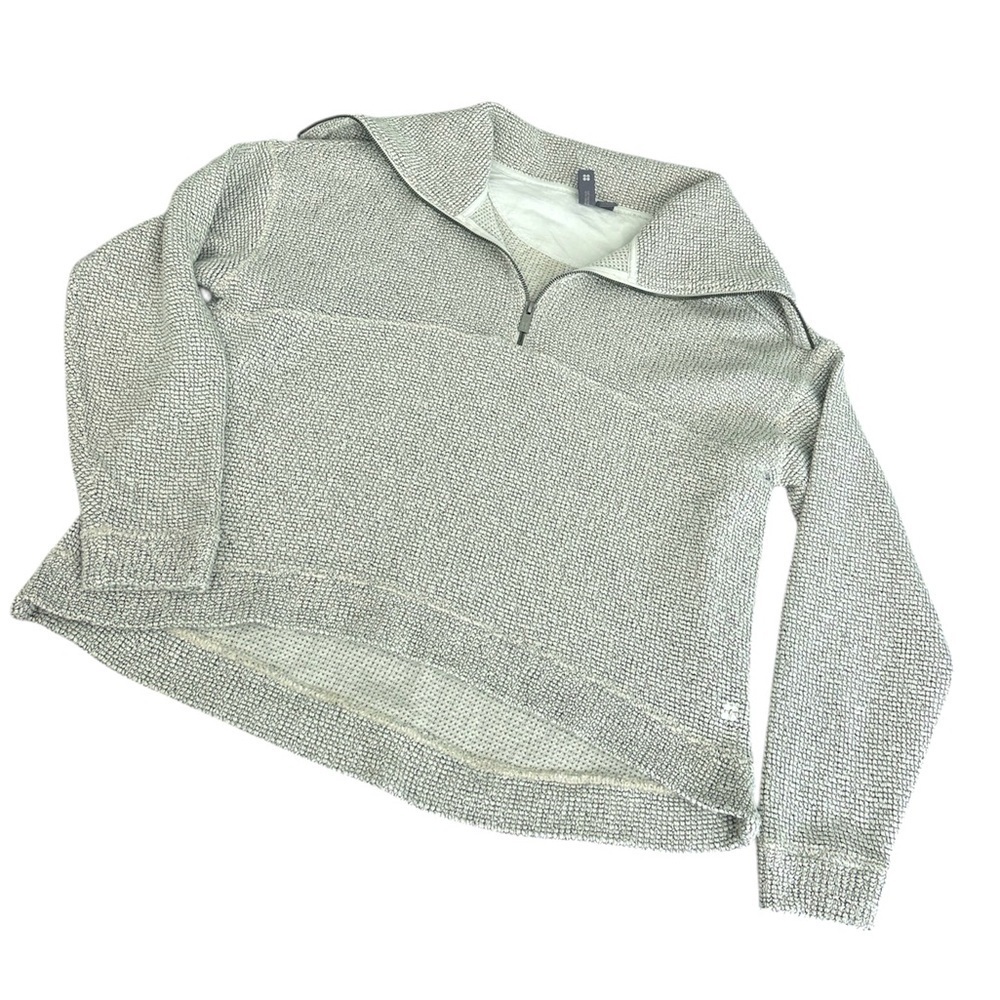 SWEATY BETTY Restful Boucle Half
Zip Sweatshirt Heather Women’s S Boxy Active